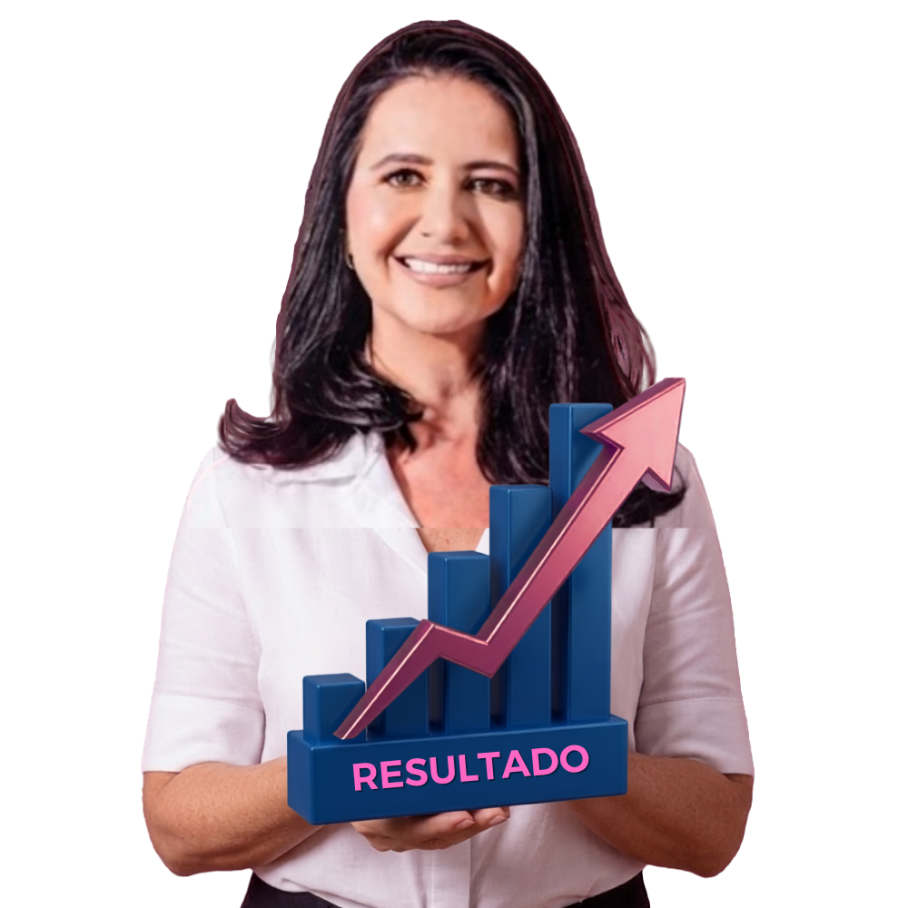 Lílian França apontando